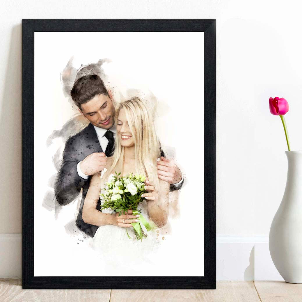 Watercolour Family / Couple Portrait