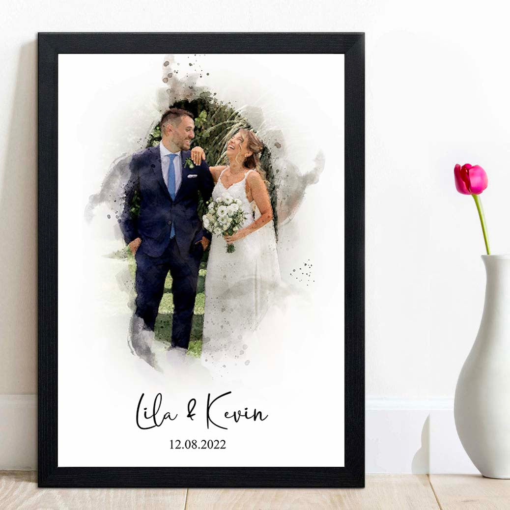 Watercolour Family / Couple Portrait