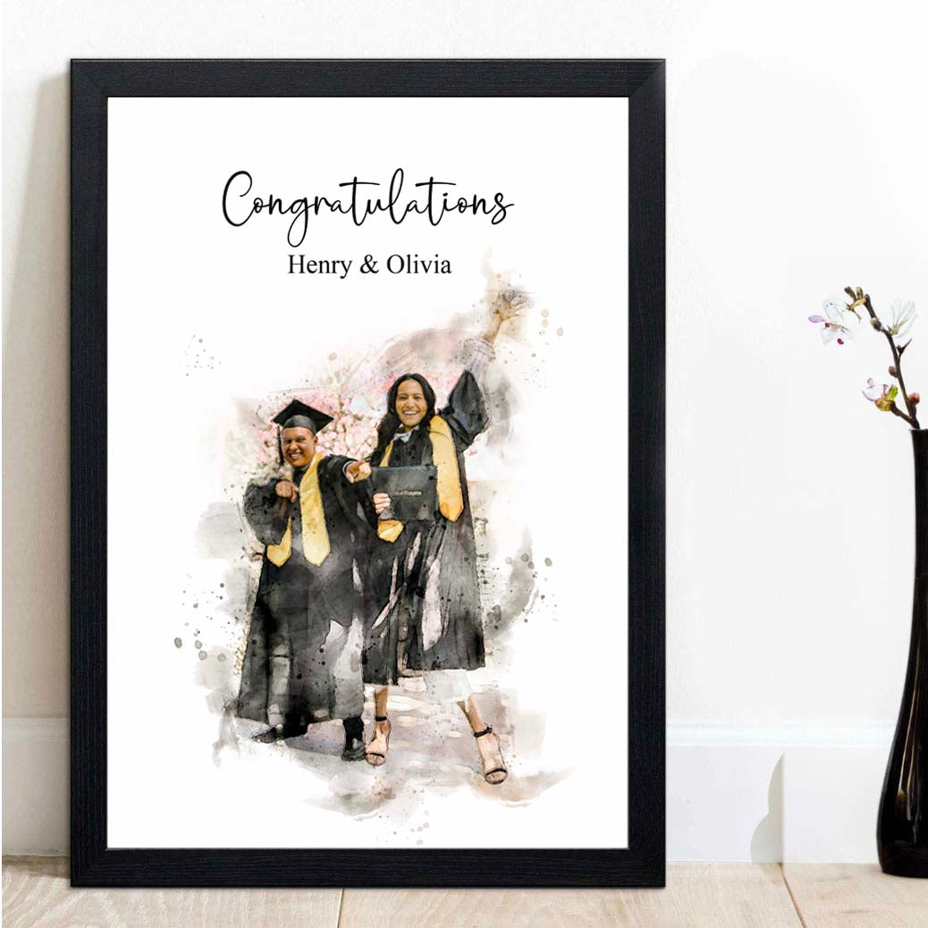 Watercolour Family / Couple Portrait