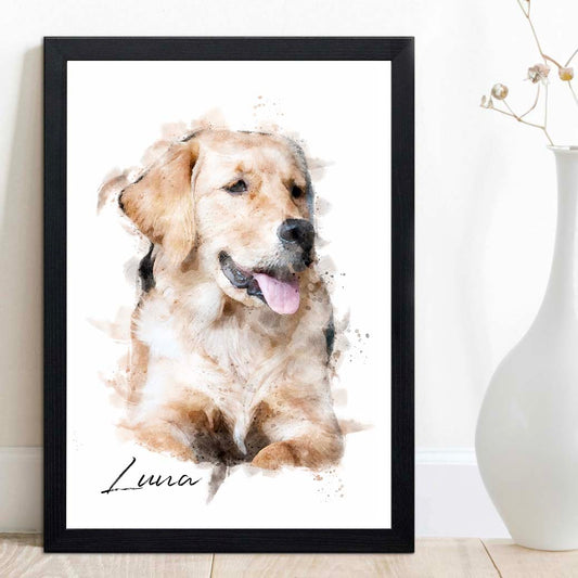 Watercolour Artistic Pet Portraits